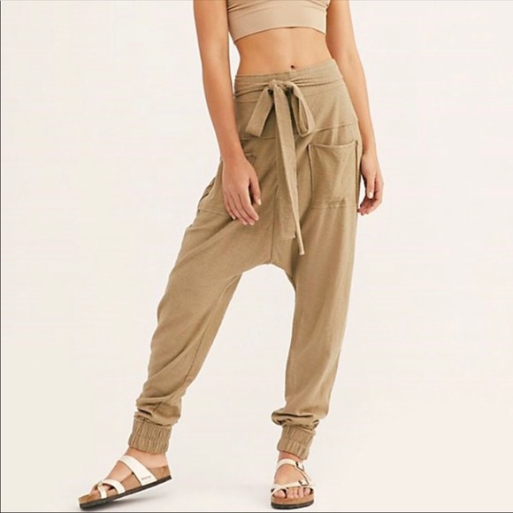 Free People Pants - FREE PEOPLE BEACH UPTOWN HAREM PANTS BELT XS